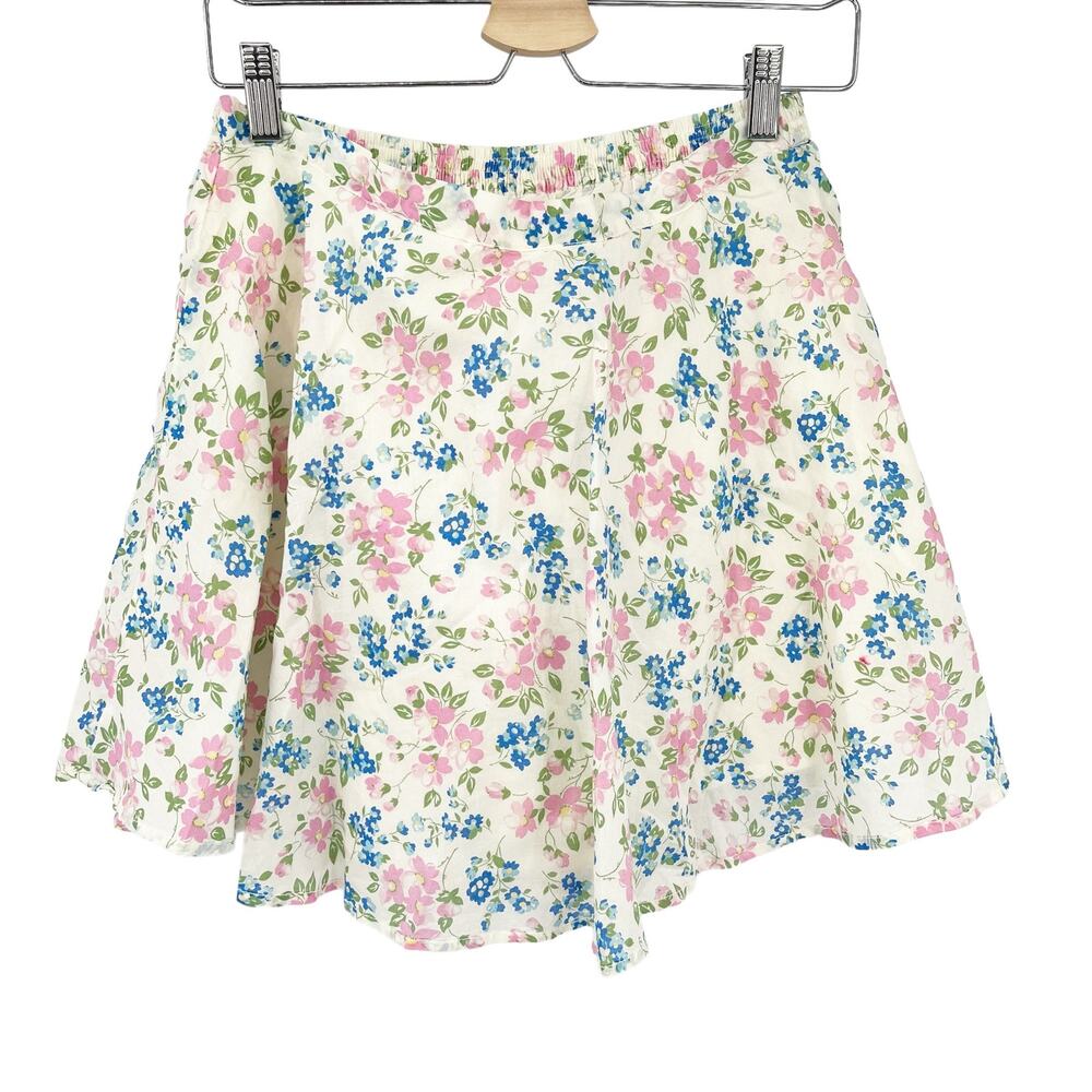 Denim‎ & Supply Ralph Lauren Womens Y2K Cotton Cottagecore Floral Skirt Size S
